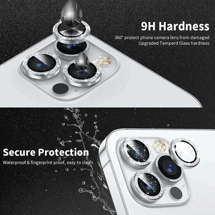 iPhone Diamond Glitter Camera Protection Lens Tempered Glass